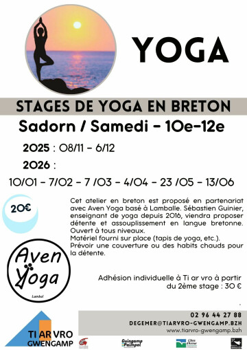 stage de yoga en breton