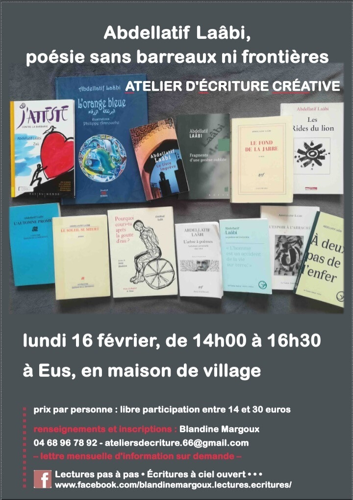 Abdellatif Laâbi, poésie sans barreaux ni frontières • Atelier d'écriture