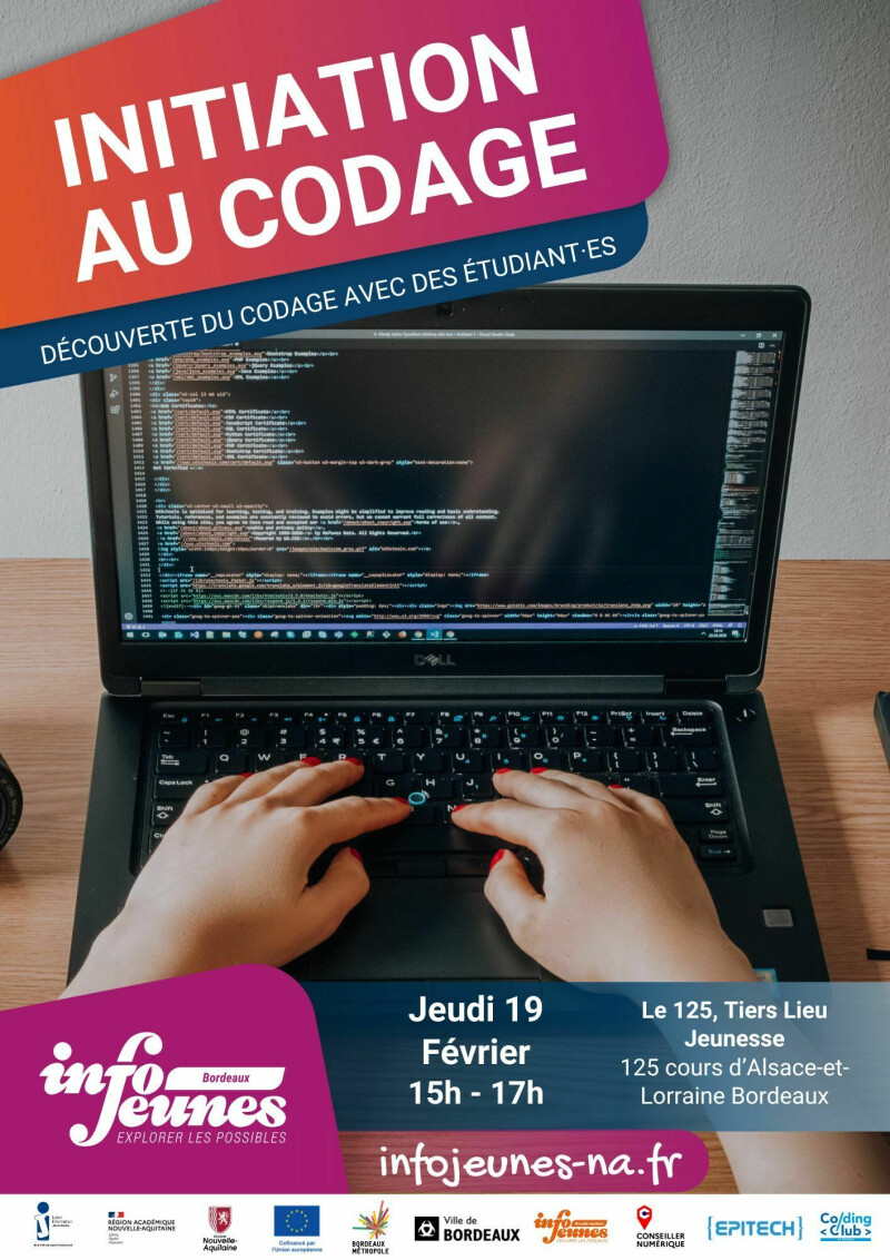 Atelier d'initiation au codage