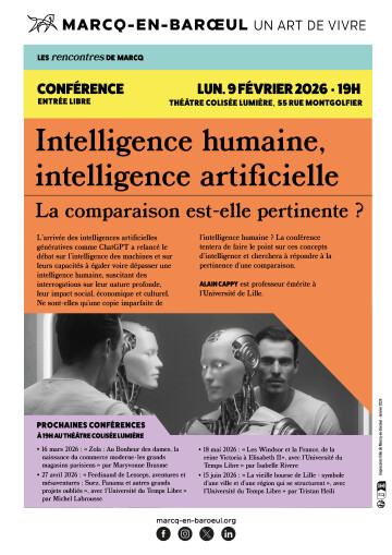 Les Rencontres de Marcq "Intelligence humaine, intelligence artificielle"