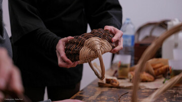 Vannerie - panier rond