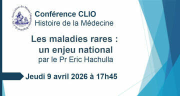 Conférence CLIO : Les maladies rares : un enjeu national
