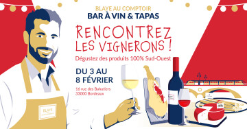 Bar à Vin éphémère des vignerons de Blaye Côtes de Bordeaux