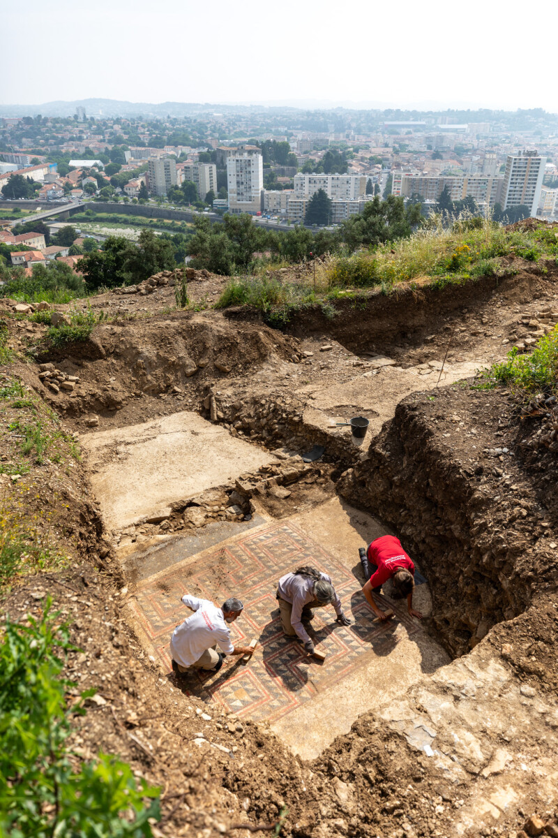 Conférence "Mosaïque et autres vestiges : les nouveaux trésors de l’Ermitage à Alès"  par Olivier Mignot, archéologue à l’Inrap