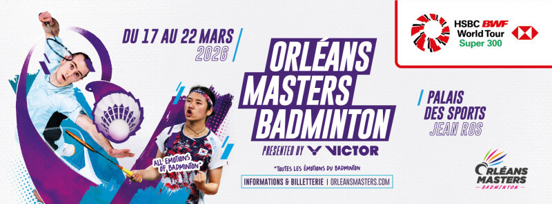 Orléans Masters Badminton 2026 presented VICTOR