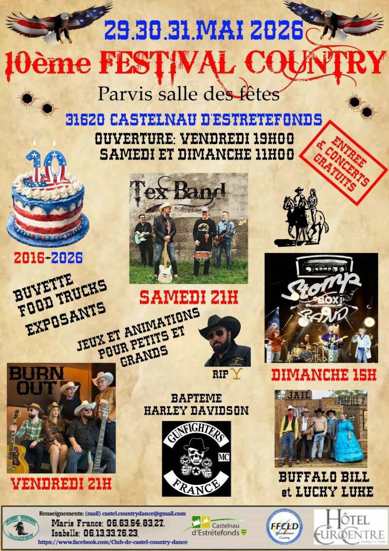 Festival country, sortez vos bottes et vos chapeaux !