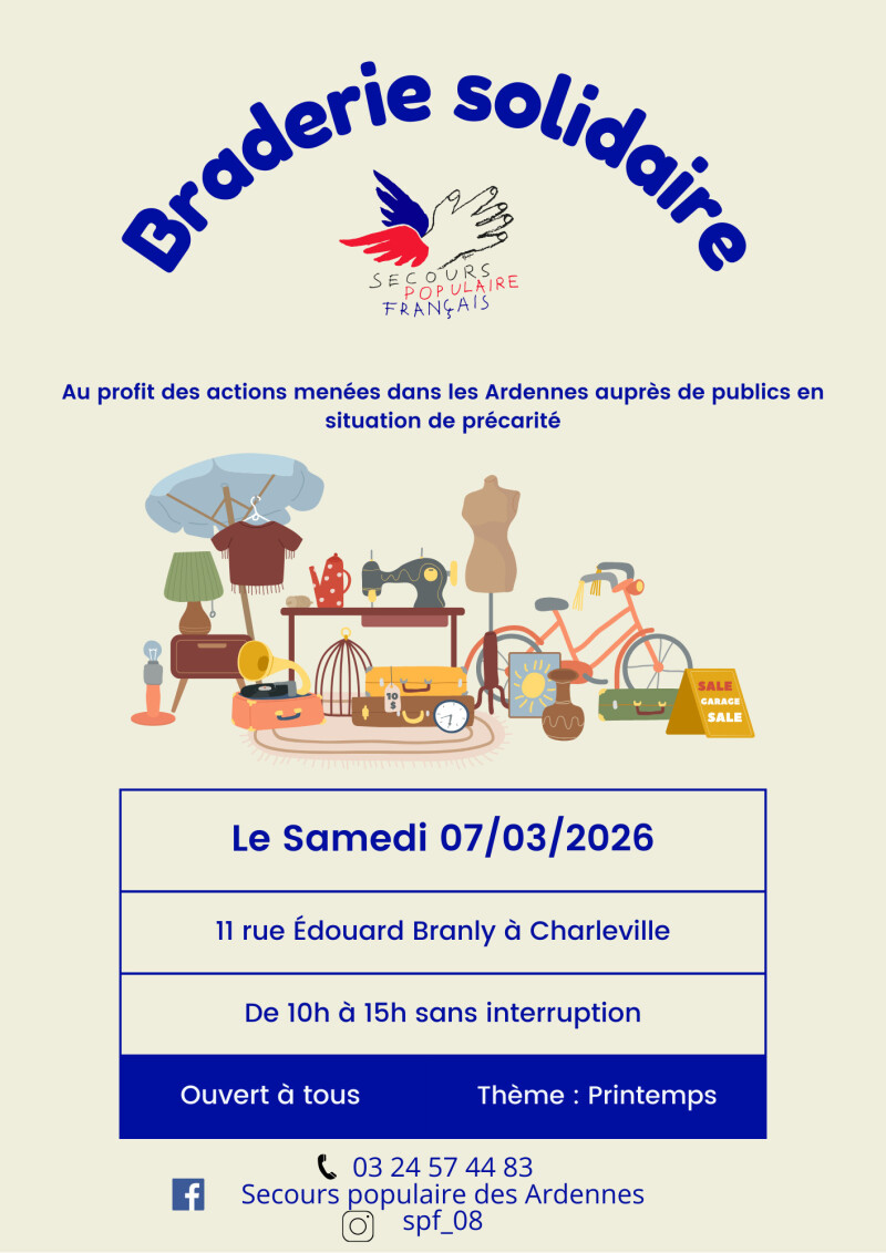 Braderie solidaire - Secours populaire