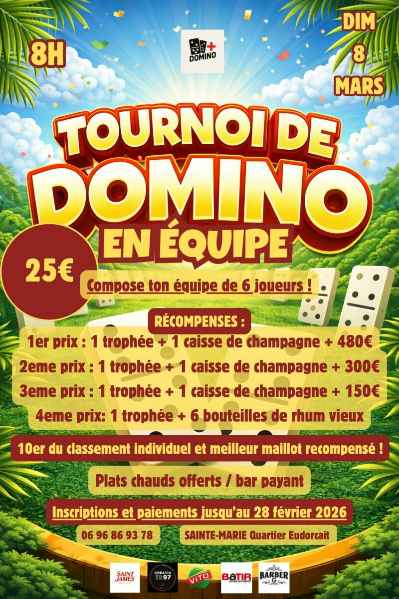 TOURNOI DE DOMINO EN ÉQUIPE