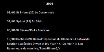 Les prochains concert du Prince Ringard