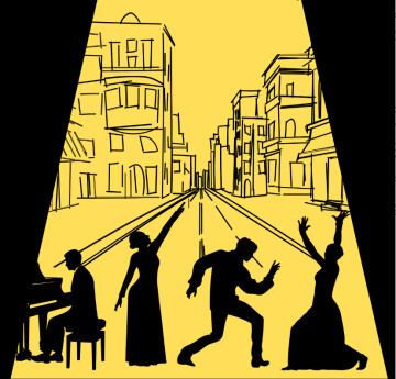 Ciné-concert sur un film muet tourné en direct sous vos yeux