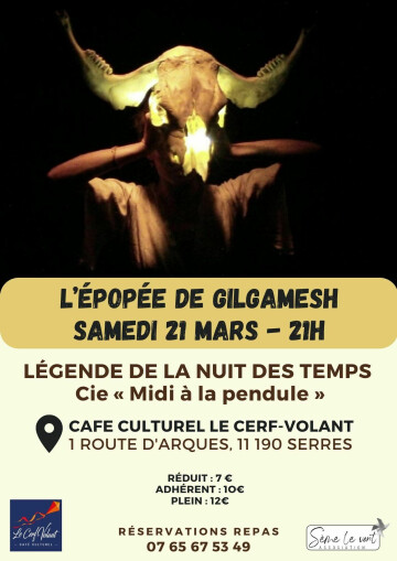 L’épopée de Gilgamesh - Cie « Midi à la pendule »
