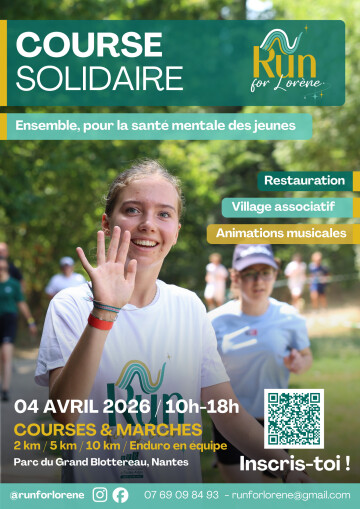 2ème édition - Course solidaire - Run For Lorène - 4 avril 2026