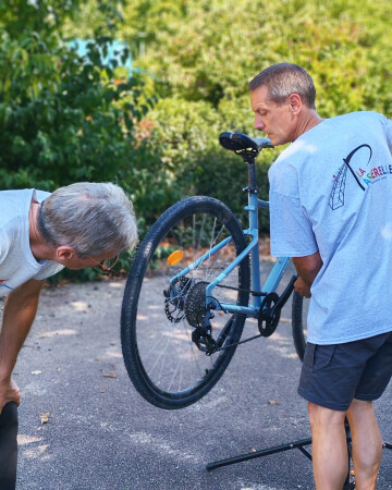 Atelier de co réparation de vélos