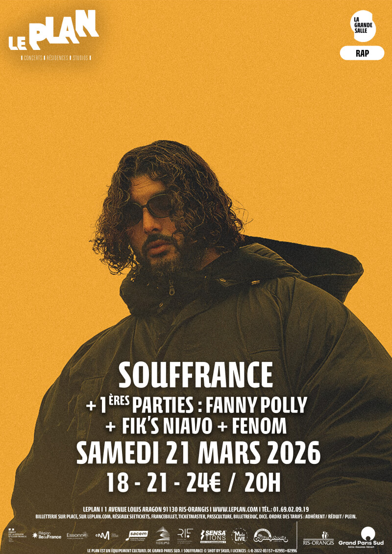 SOUFFRANCE + 1ères parties : Fanny Polly + Fik's Niavo + Fenom