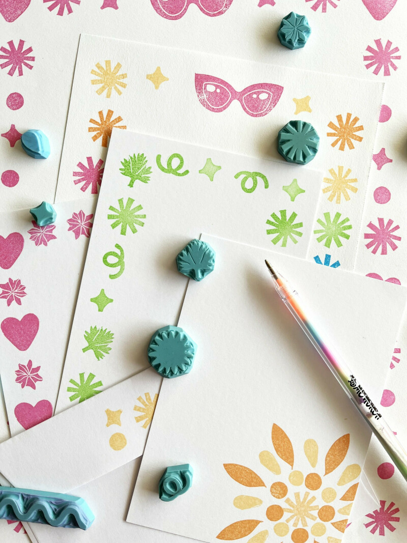 Tamponnez votre papier à lettres