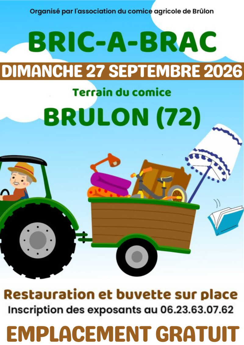 Bric-à-Brac du Comice Agricole de BRÛLON