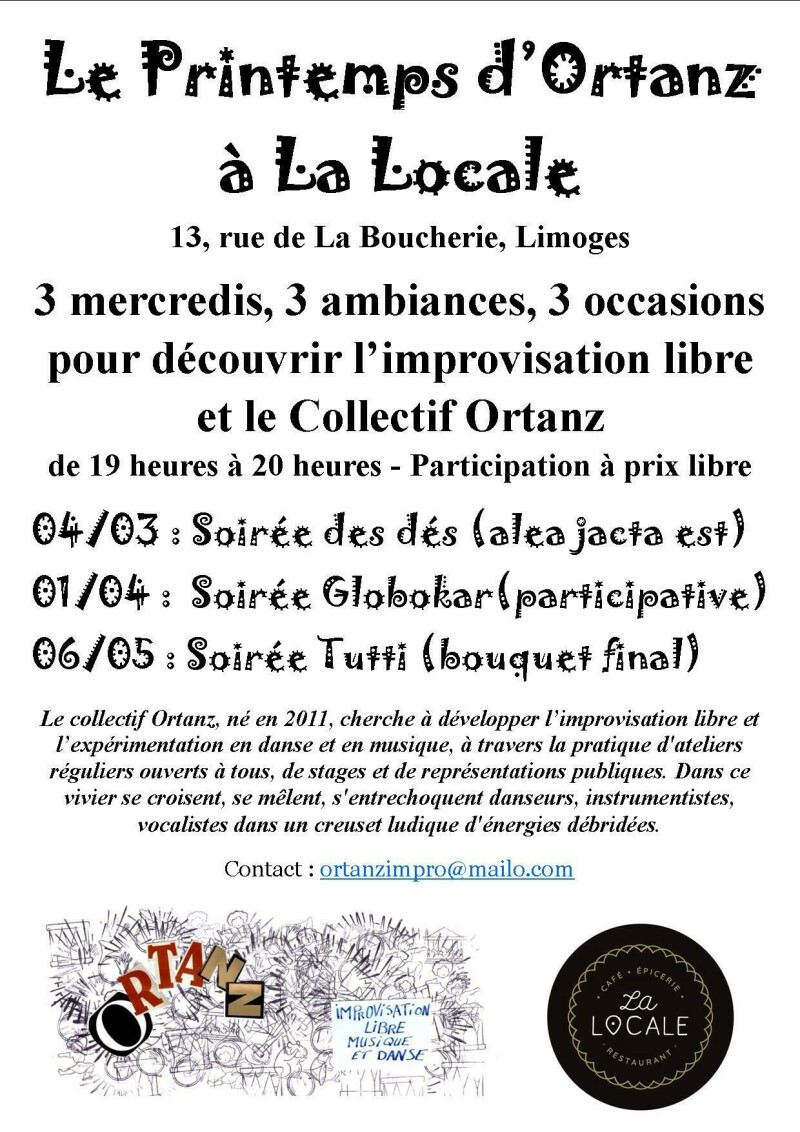 Le printemps d'Ortanz à La Locale