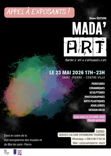 APPEL À EXPOSANTS MADA' ART