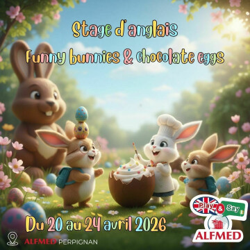 Stage d'anglais PLAY & SAY (6-11 ans) - Funny bunnies & chocolate eggs