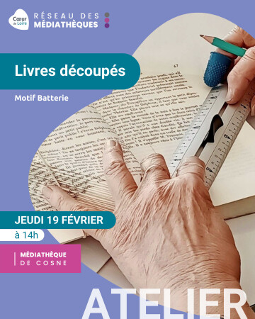 Ateliers Pliage Découpage de livres