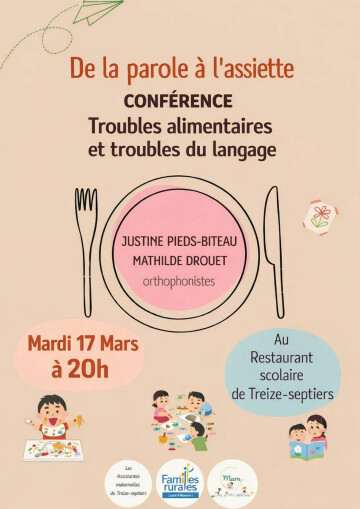 Conférence "De la Parole à l'Assiette"