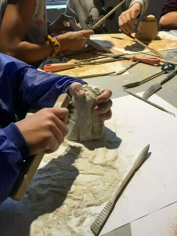 SCULPTURE  POUR ENFANTS "Salut l'artiste !" - STAGE HIVER 2026 - Université Potager du Dauphin-Auguste-Rodin