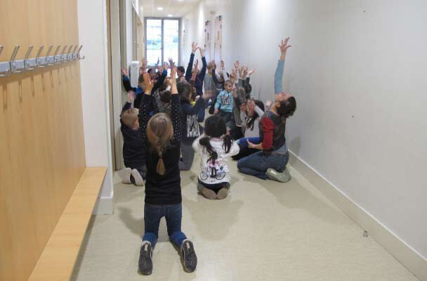 Parcours improvisation chorégraphique - Ecole Gennevilliers