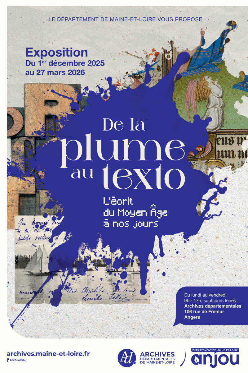 De la plume au texto, l'écrit du Moyen Âge à nos jours