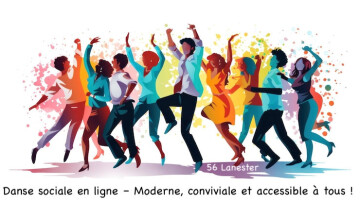 « Bougez, souriez, dansez : les danses sociales en ligne à Lanester »