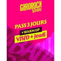 Festival garorock 2026 - 3j vsd+warm up