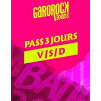 Festival garorock 2026 - 3j vend/sam/dim