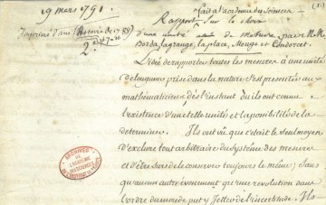 Définir le mètre sous la Révolution française