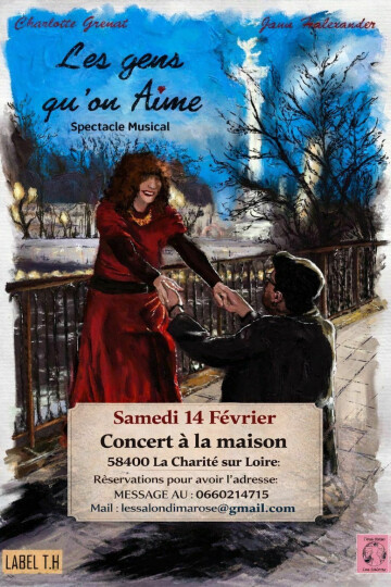 'LES GENS QU'ON AIME' avec Charlotte Grenat & Jann Halexander, La Charité-sur-Loire