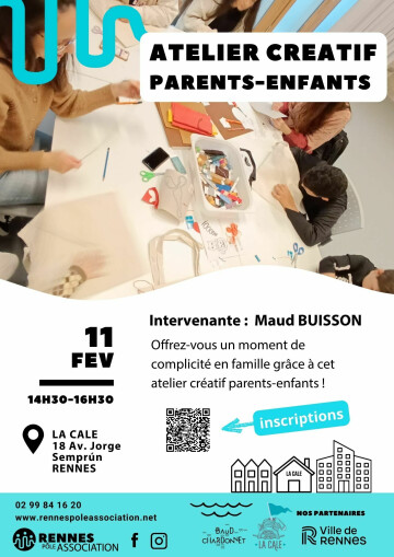 Atelier créatif parents -enfants à la Cale