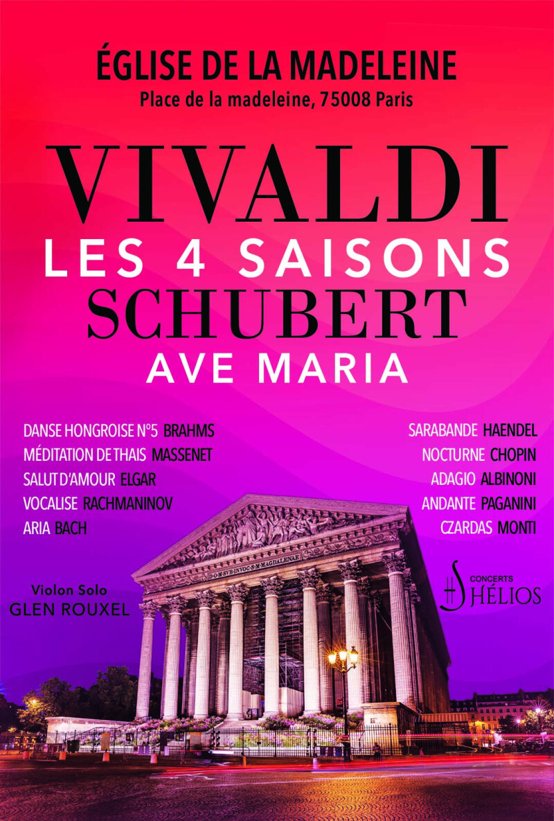 Les 4 Saisons de Vivaldi, Ave Maria et Célèbres Adagios