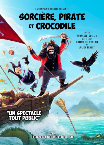 Sorcière, pirate et crocodile