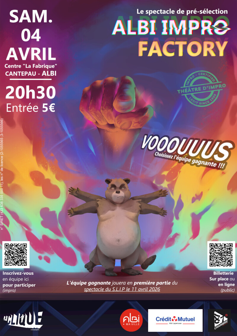 Pré-sélections Albi Impro Factory