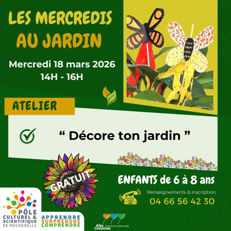 Les Mercredis du Pôle " Décore ton jardin "