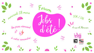 18 mars : Forum jobs d'été