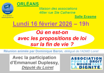 Point sur les propositions de loi "FIN DE VIE"
