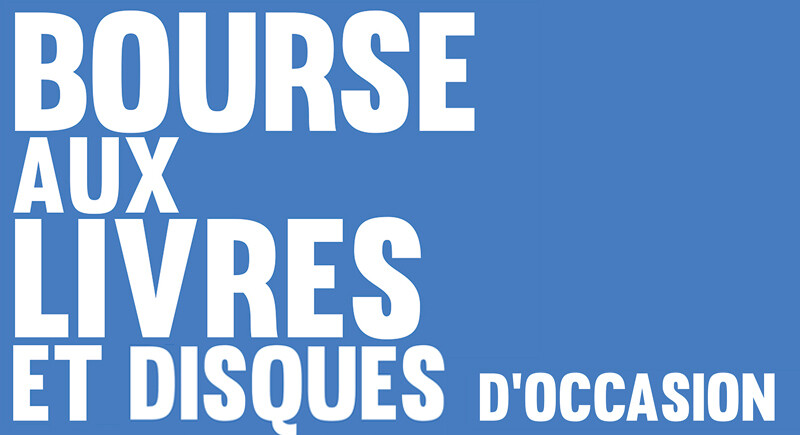 Bourse aux livres et disques d'occasion à l'espace Jean Vilar