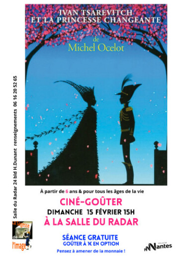 Ciné-Goûter "Ivan Tsarevitch et la princesse changeante" de Michel Ocelot