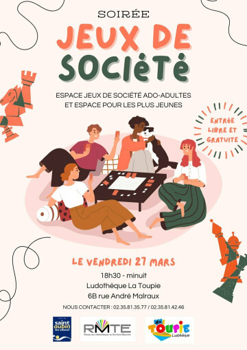 Soirée jeux de société