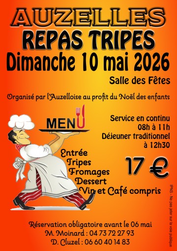 Repas tripes de l'Auzelloise