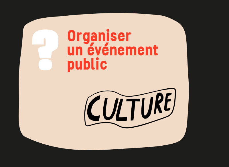 [FORMATION CCO] Organiser un événement public. 
­