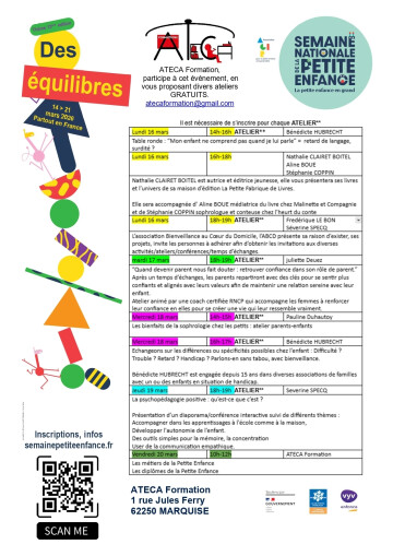 La semaine de la Petite Enfance