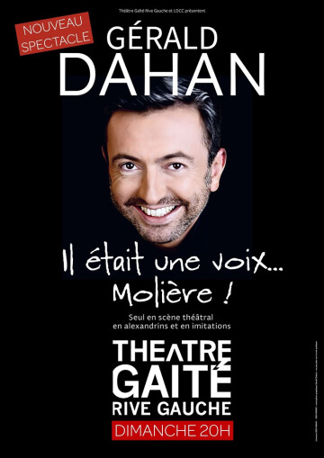 Gérald Dahan dans Il était une voix... Molière !