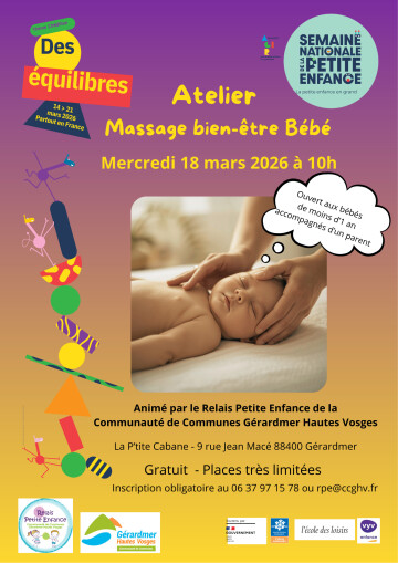 Atelier Massage bien-être Bébé