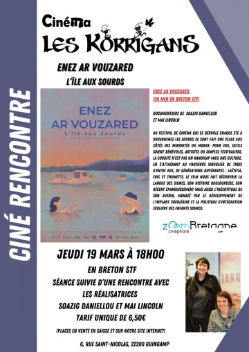 Ciné Rencontre " Enez ar Vouzared - L'ïle aux sourds"