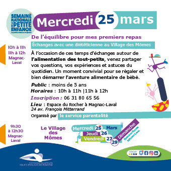 De l'équilibre pour mes premiers repas